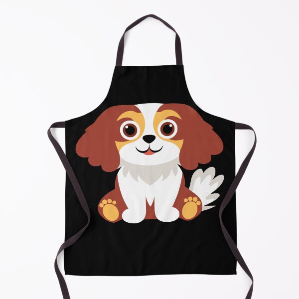 Item preview, Cavalier King Charles Spaniel Cute Blenheim Puppy Dog designed and sold by AntiqueImages.