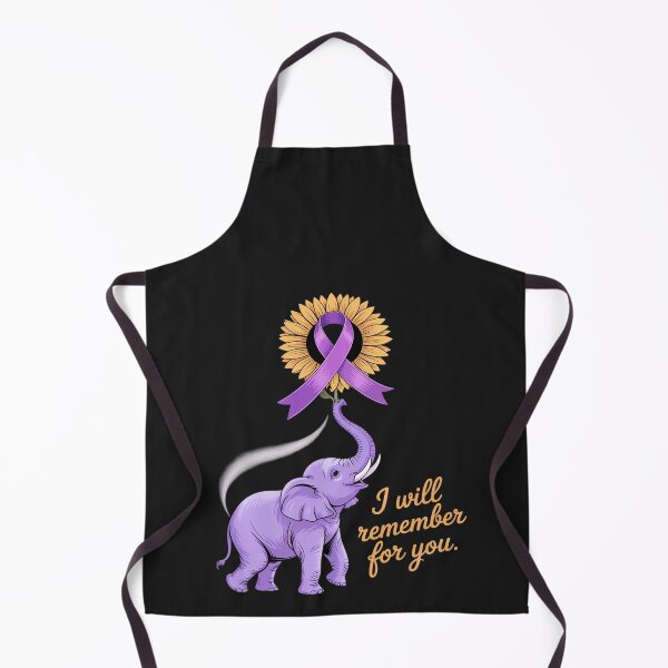 Item preview, Elephant I Will Remember For You Sunflower Alzheimer designed and sold by Rackaam.