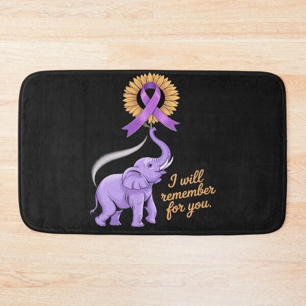 Item preview, Elephant I Will Remember For You Sunflower Alzheimer designed and sold by Rackaam.