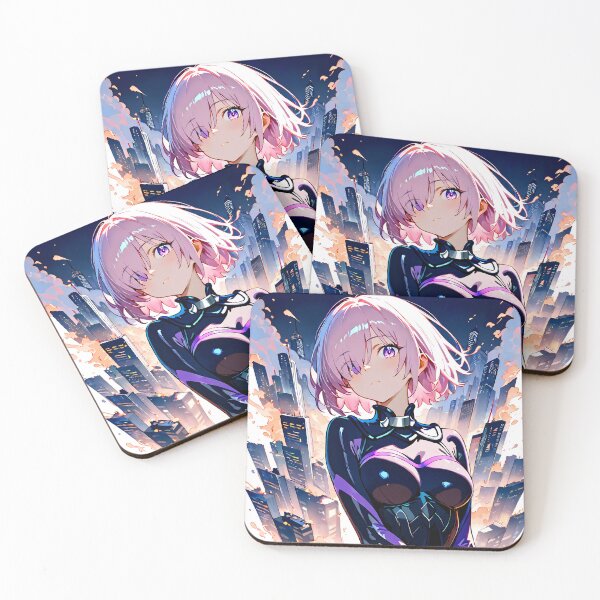 Item preview, Mash Kyrielight Heroic Shielder Awakening In Explosive Cityscape designed and sold by Tokyonomad.