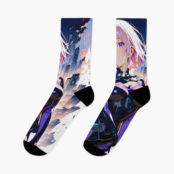 Item preview, Mash Kyrielight Heroic Shielder Awakening In Explosive Cityscape designed and sold by Tokyonomad.
