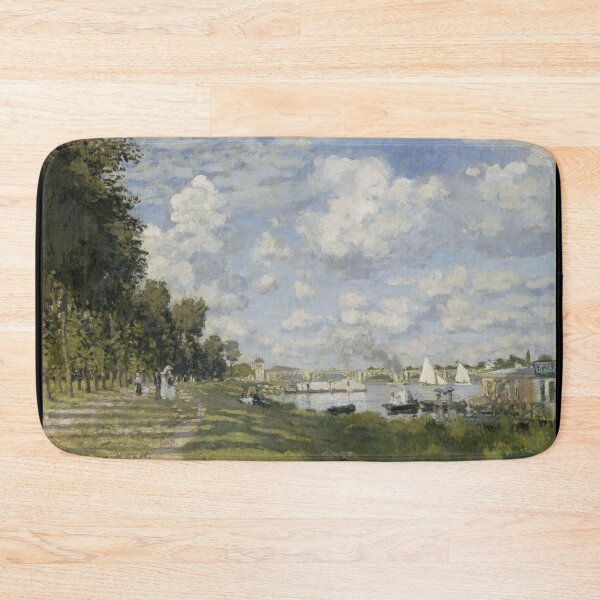 Item preview, Bassin Dargenteuil by Claude Monet: French Impressionist Riverside Poster designed and sold by artofuniverse.