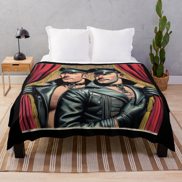 Item preview, 1950s Vintage Gay Vintage Bikers Behind The Curtain Graphic Design designed and sold by ItsAKinkThing.