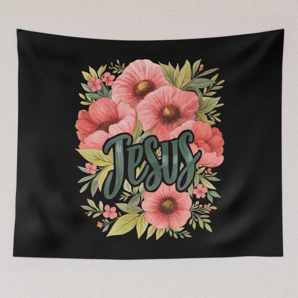 Item preview, Jesus Floral Christian Faith designed and sold by Steveofart.