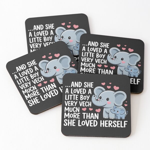 Item preview, Elephant Mom - She Loved A Little Boy Much More Than Herself designed and sold by Rackaam.