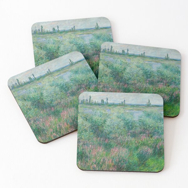 Item preview, Berges De La Seine Pres De Vetheuil by Claude Monet: Impressionist River Poster designed and sold by artofuniverse.