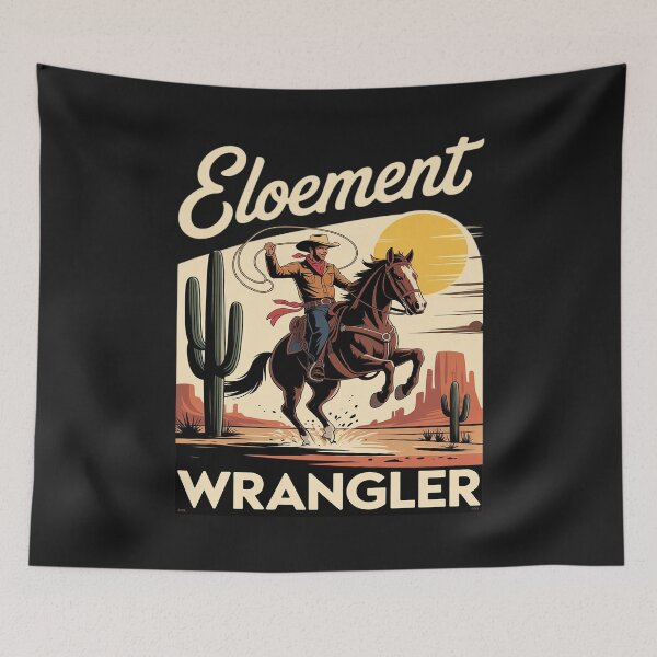 Item preview, Elopement Wrangler Funny Registered Behavior Therapist designed and sold by Rackaam.
