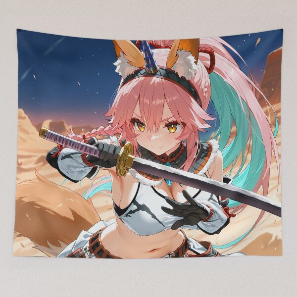 Item preview, Caster Tamamo No Mae Musical Night Fox Spirit Under Moonlight designed and sold by Tokyonomad.