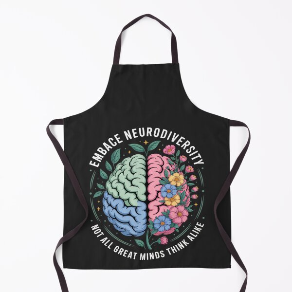 Item preview, Embrace Neurodiversity Brain Autism Awareness ADHD Autistic designed and sold by Rackaam.