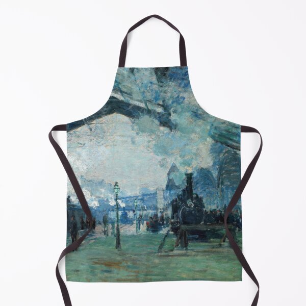 Item preview, Arrival of the Normandy Train Gare Saint Lazare by Claude Monet: Impressionist Poster designed and sold by artofuniverse.