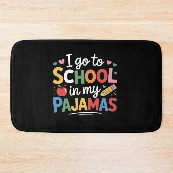 Item preview, I Go To School In My Pajamas Online Teacher Home School designed and sold by Moxizz.