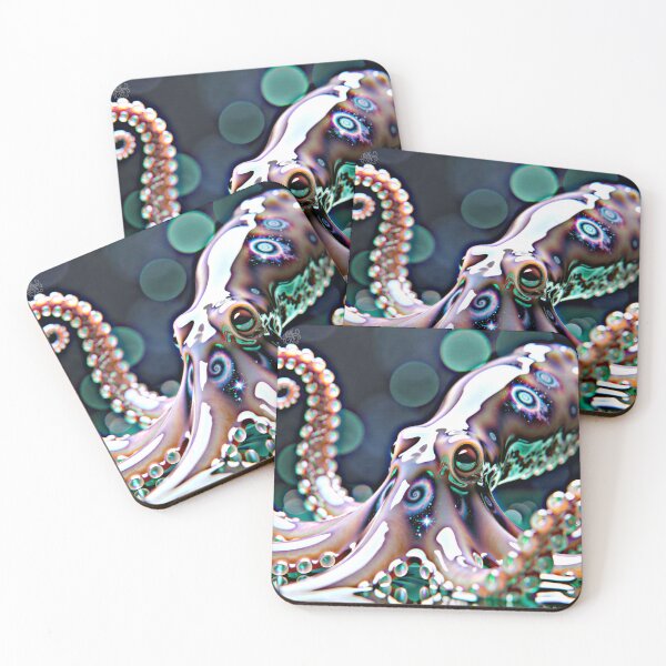 Item preview, Iridescent Galactic Spiral Glass Octopus designed and sold by LyquidAbyss.