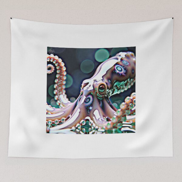 Item preview, Iridescent Galactic Spiral Glass Octopus designed and sold by LyquidAbyss.