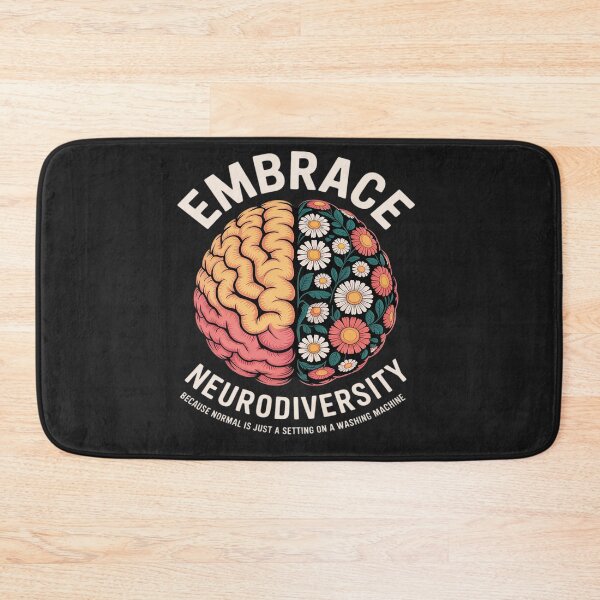 Item preview, Embrace Neurodiversity Floral ADHD Awareness designed and sold by Rackaam.