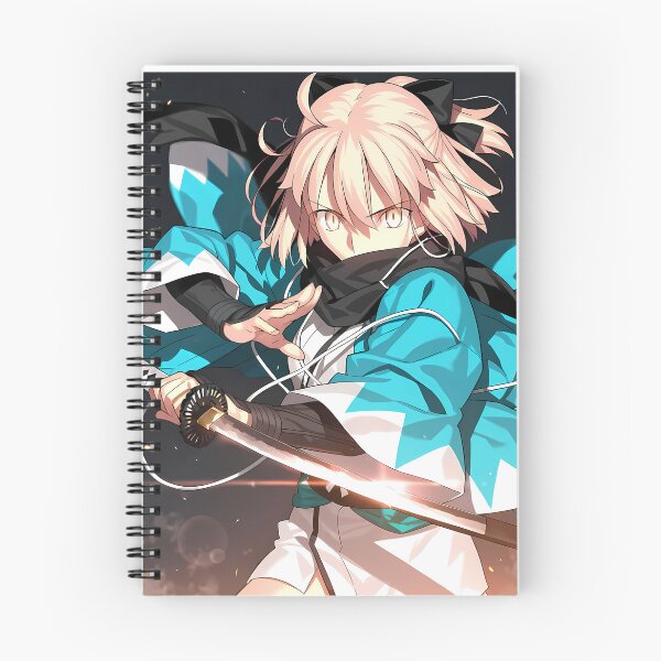 Item preview, Sakura Saber Okita Souji Fate Grand Order Anime Girl Waifu Samurai Action designed and sold by Tokyonomad.