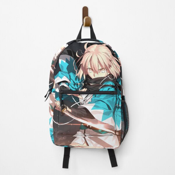 Item preview, Sakura Saber Okita Souji Fate Grand Order Anime Girl Waifu Samurai Action designed and sold by Tokyonomad.