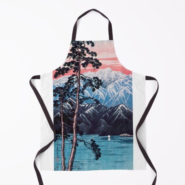 Item preview, Mount Shirouma and Lake - Hiroaki Takahashi Vintage Print designed and sold by Open Canvas.