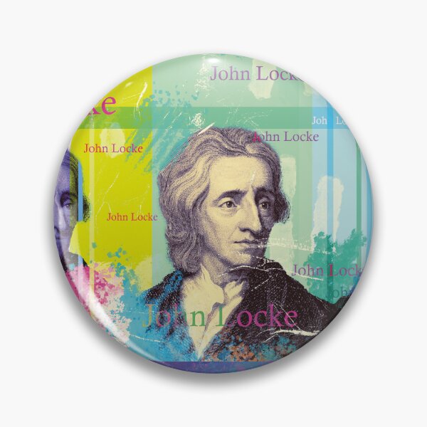 Item preview, John Locke Pop Art – Aesthetic Philosophers Collage designed and sold by Mauswohn.