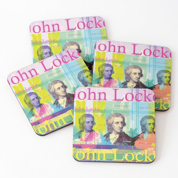 Item preview, John Locke Pop Art – Aesthetic Philosophers Collage designed and sold by Mauswohn.