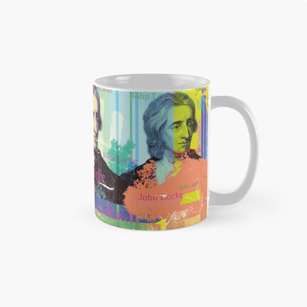 Item preview, John Locke Pop Art – Aesthetic Philosophers Collage designed and sold by Mauswohn.