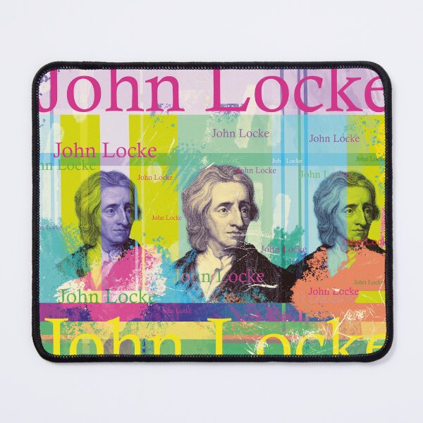 Item preview, John Locke Pop Art – Aesthetic Philosophers Collage designed and sold by Mauswohn.