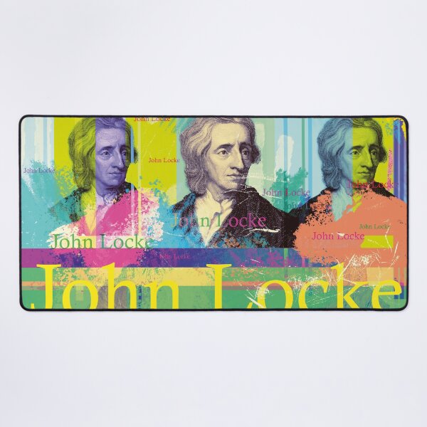 Item preview, John Locke Pop Art – Aesthetic Philosophers Collage designed and sold by Mauswohn.