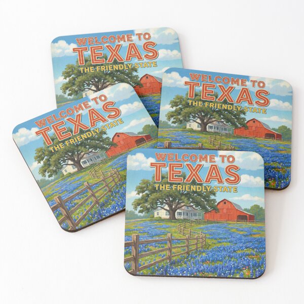 Item preview, Vintage Texas Bluebonnet Poster Hill Country Retro Art designed and sold by Cozy-Old-Pub.