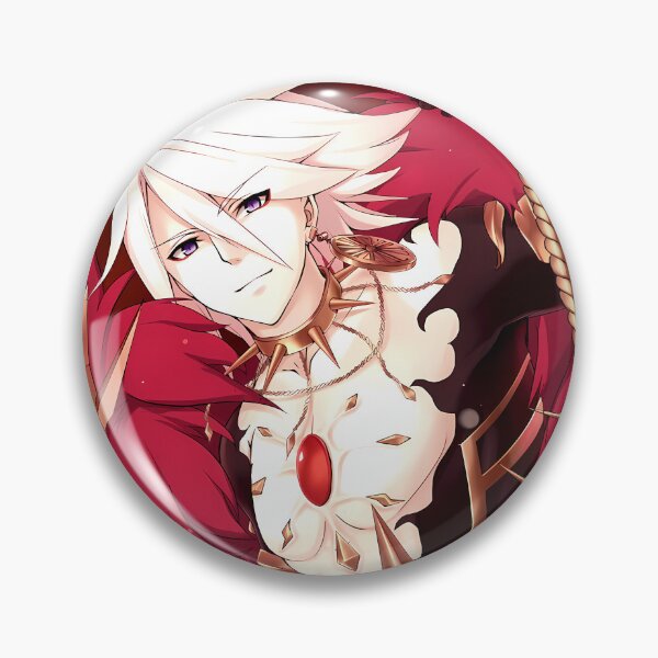 Item preview, Red Karna Fate Grand Order Crimson Gold Lancer Warrior Strong Aura Flame designed and sold by Tokyonomad.