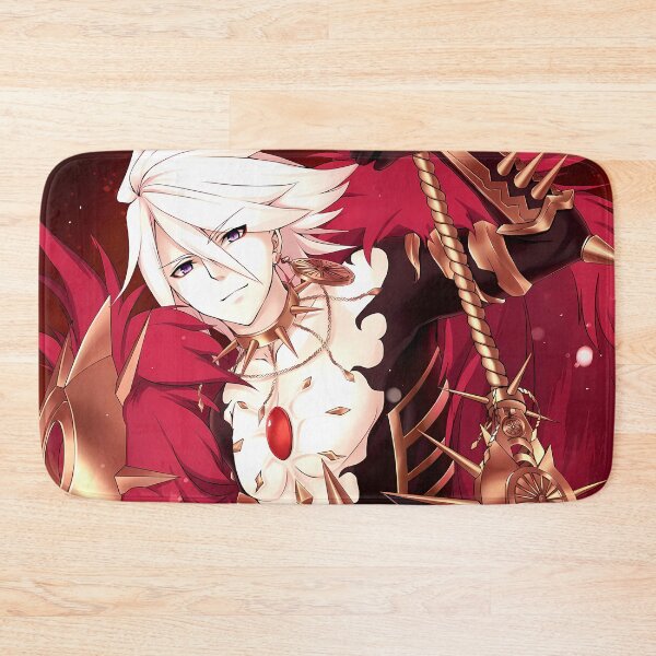 Item preview, Red Karna Fate Grand Order Crimson Gold Lancer Warrior Strong Aura Flame designed and sold by Tokyonomad.