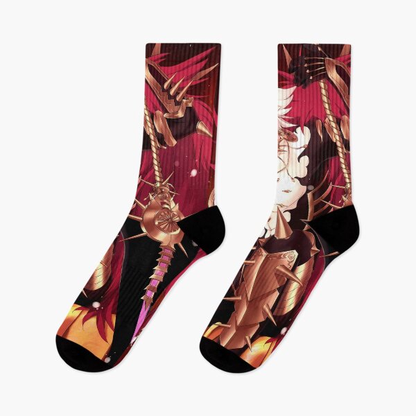 Item preview, Red Karna Fate Grand Order Crimson Gold Lancer Warrior Strong Aura Flame designed and sold by Tokyonomad.