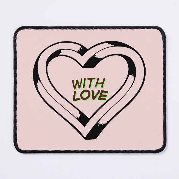 Item preview, With Love - Retro 3D Graffiti Heart Sketch designed and sold by AddyTae.