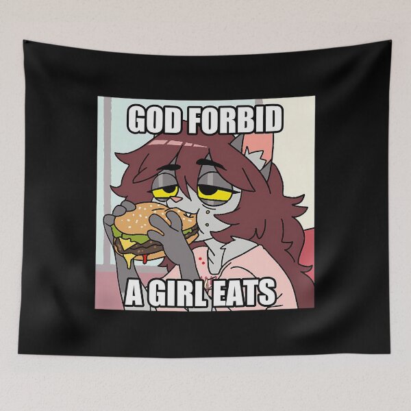 Item preview, Girl Eating A Girl Eats  designed and sold by sharitagrfin26.