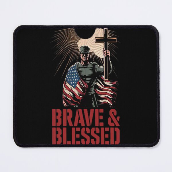 Item preview, Brave Blessed Valor In Faith Christian Patriot designed and sold by NicolaMail.