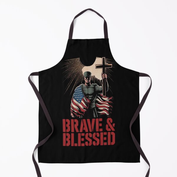 Item preview, Brave Blessed Valor In Faith Christian Patriot designed and sold by NicolaMail.
