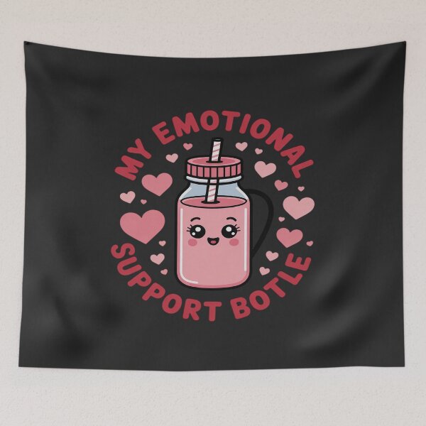 Item preview, Emotional Support Water Bottle designed and sold by Rackaam.