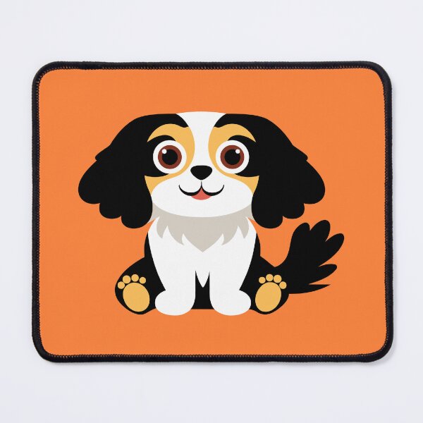 Item preview, Tricolor Cavalier King Charles Spaniel designed and sold by AntiqueImages.