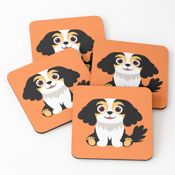 Item preview, Tricolor Cavalier King Charles Spaniel designed and sold by AntiqueImages.