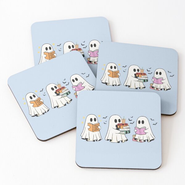 Item preview, Cute Reading Ghosts designed and sold by CuteeSensee.