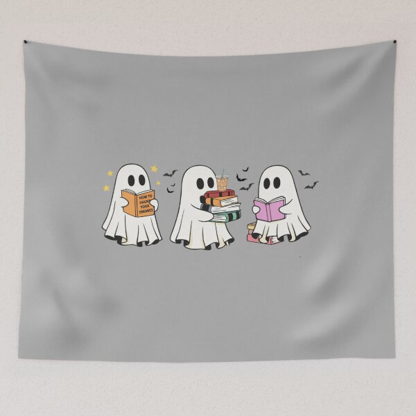 Item preview, Cute Reading Ghosts designed and sold by CuteeSensee.