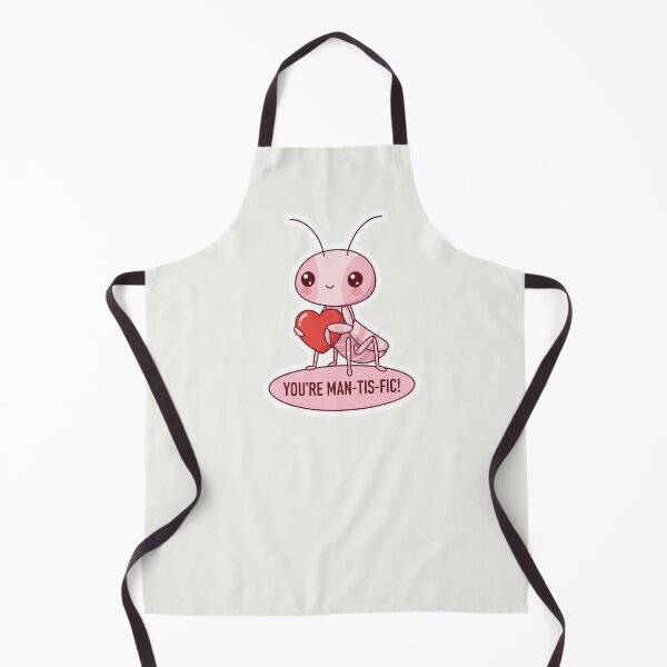 Item preview, Kawaii Pink Mantis You're Man-Tis-Fic! Valentine Minimalist Sticker designed and sold by arup7980.