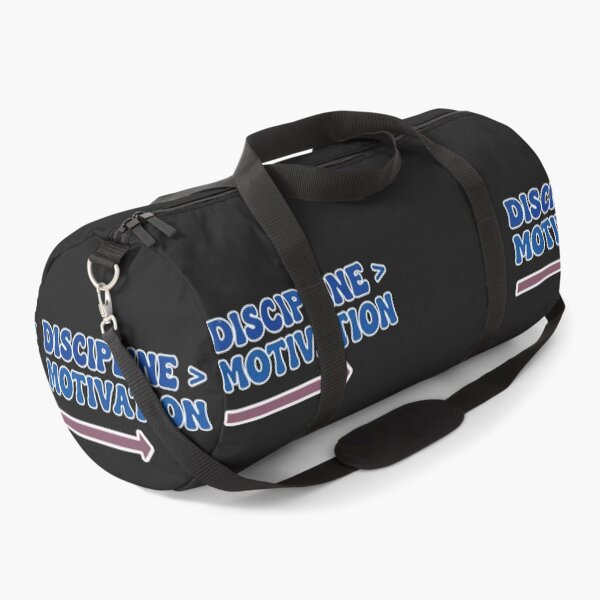 Item preview, DISCIPLINE > MOTIVATION Retro 70s Gym Mindset Quote designed and sold by INNER WINNER YOU.