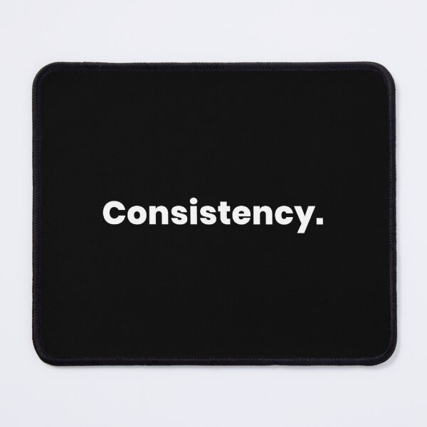 Item preview, Consistency – Minimal Motivational Quote designed and sold by FlyingKickF.