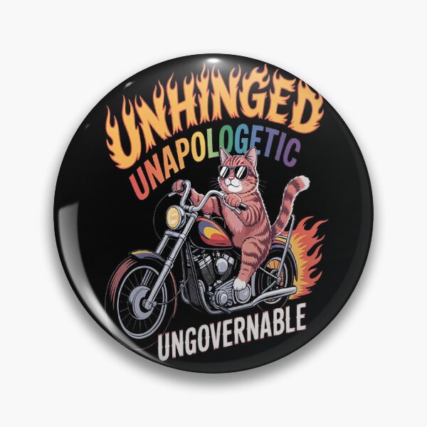 Item preview, Riding Free Unhinged Unapologetic Ungovernable designed and sold by TheRetroStyle.