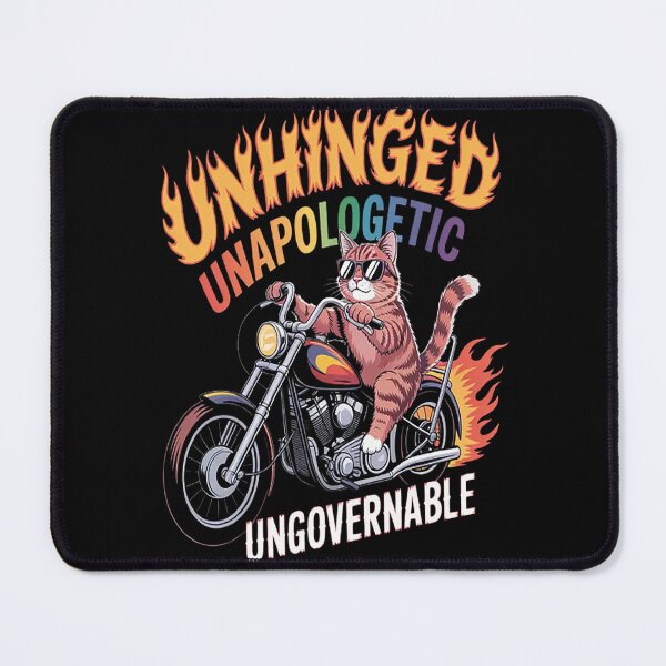 Item preview, Riding Free Unhinged Unapologetic Ungovernable designed and sold by TheRetroStyle.