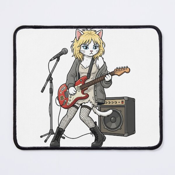 Item preview, Miss World Cat - 90s Alternative Rock Parody The Queen of Grunge designed and sold by Coldink.