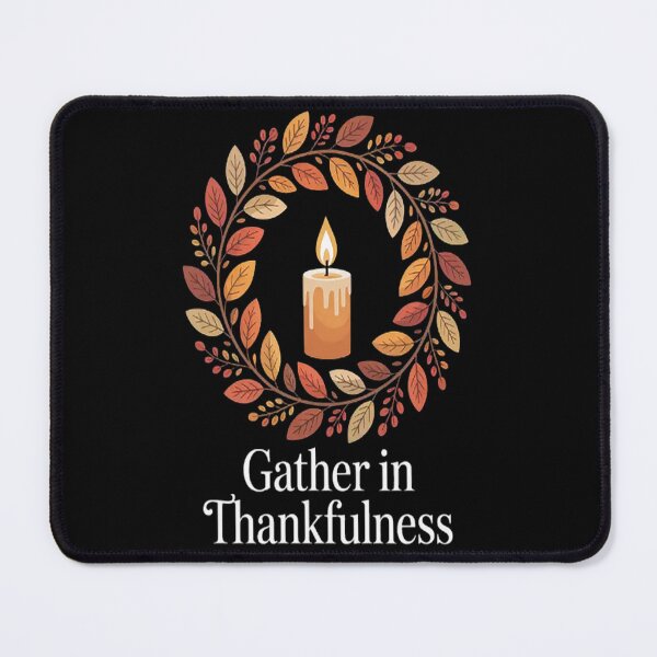 Item preview, Candlelight Blessings Gather In Thankfulness Thanksgiving Spirit designed and sold by NicolaMail.