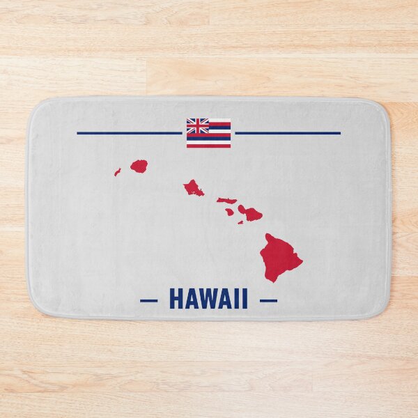 Item preview, Hawaii State Map & Flag - Aloha Spirit Paradise designed and sold by mashmosh.