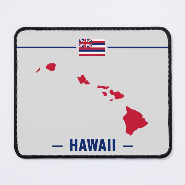 Item preview, Hawaii State Map & Flag - Aloha Spirit Paradise designed and sold by mashmosh.