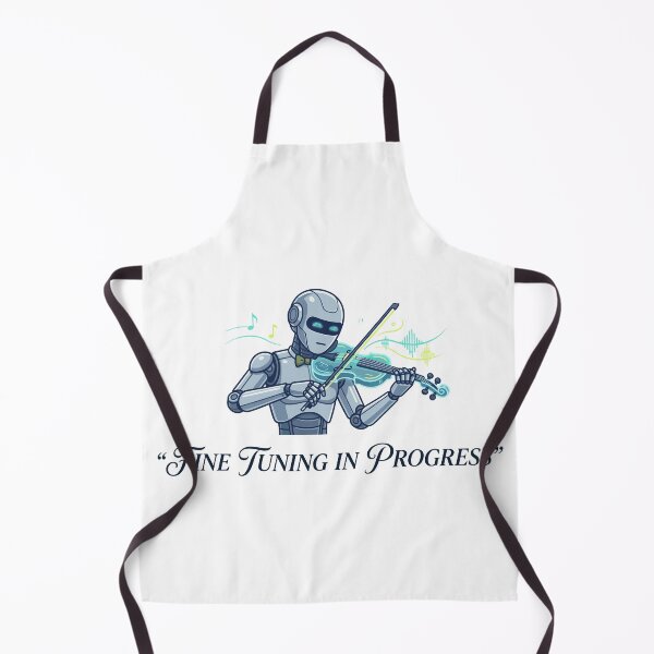 Item preview, Fine Tuning in Progress AI Humor T-Shirt | Creative Robot Music Tech Design designed and sold by CreativeHymms.