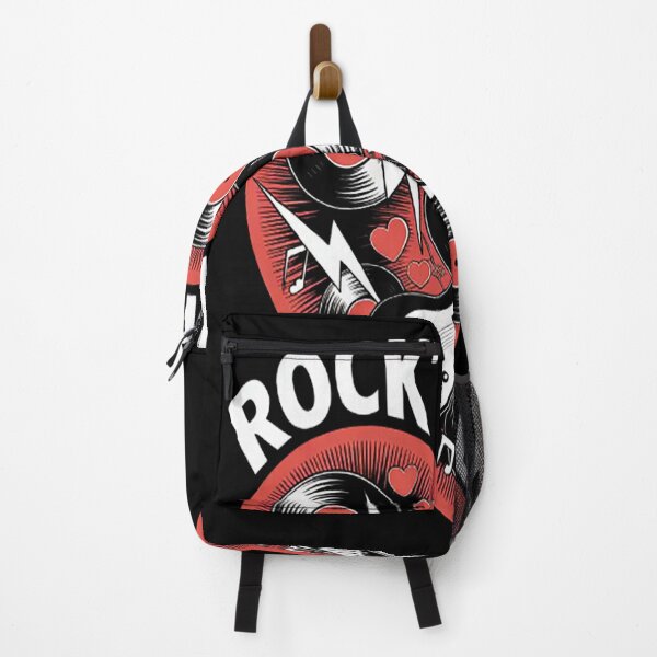 Item preview, Rock N Roll Music Heart Valentine designed and sold by TheRetroStyle.